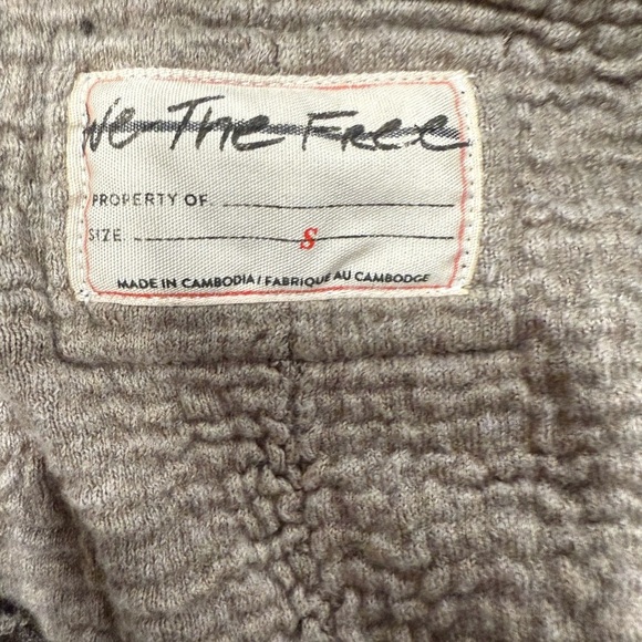 FREE PEOPLE WE THE FREE ESPRESSO BROWN MIDNIGHT PULLOVER
SWEATSHIRT TOP SZ S - Picture 7 of 7